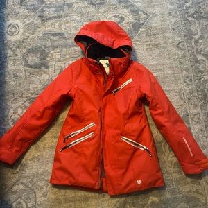 Obermeyer Ski Coat Orange Kids Medium
